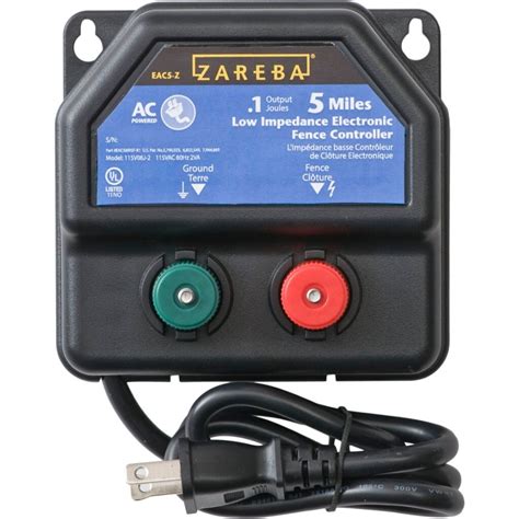 low impedance electric fence chargers